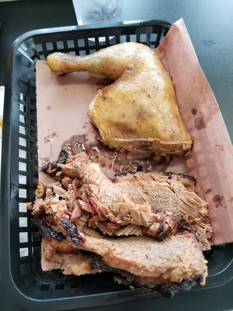 Brisket and BBQ Chicken